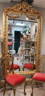 Baroque rococo spiegel met guirlandes, Ophalen