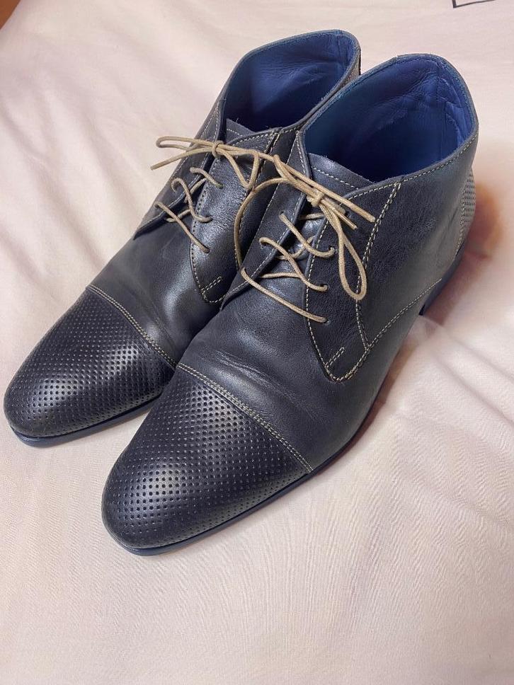 Ambiorix herenschoenen, Kleding | Heren, Schoenen, Zo goed als nieuw, Veterschoenen, Blauw, Ophalen of Verzenden