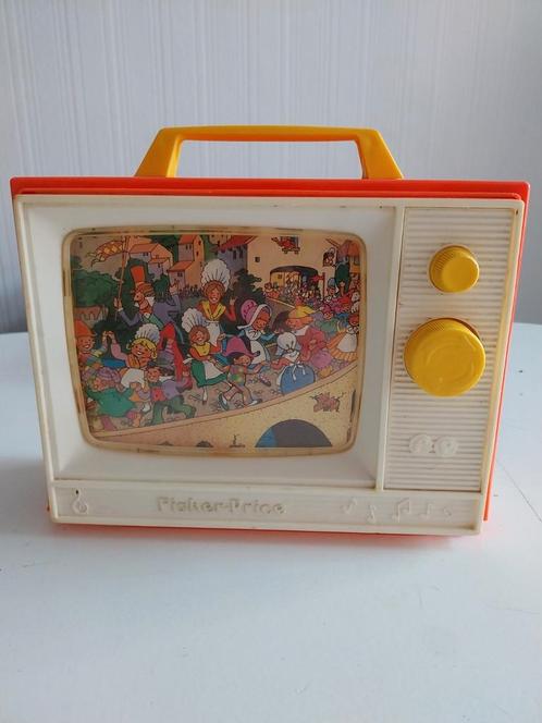 fisher price vintage tv, Kinderen en Baby's, Speelgoed | Fisher-Price, Gebruikt, Ophalen of Verzenden
