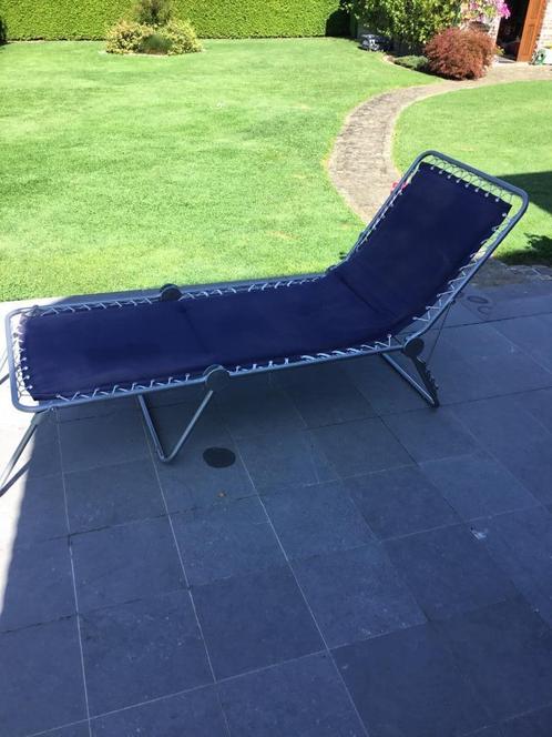 Lit LAFUNA, Tuin en Terras, Ligbedden, Gebruikt, Rvs, Inklapbaar, Verstelbaar, Verrijdbaar, Ophalen