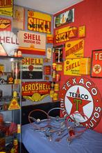 Amerikaanse deco mascotte garage oldtimer antiek, Ophalen of Verzenden, Gebruikt, Reclamebord
