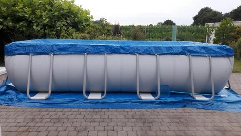 Zwembad met zwembadverwarming en zandfilter, Tuin en Terras, Zwembaden, Zo goed als nieuw, Opzetzwembad, 80 tot 120 cm, 200 tot 400 cm