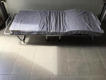 Plooibed, Gris, Une personne, Utilisé, Métal