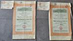 Lot 27 Oude aandelen / waardepapieren met coupons, Ophalen of Verzenden
