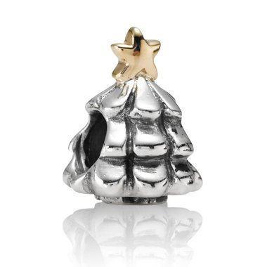 Pandora boom met gouden ster op, Bijoux, Sacs & Beauté, Bracelets à breloques, Pandora, Argent, 1 bracelet à breloques, Enlèvement ou Envoi