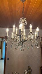 Prachtige luchter met kristal, Ophalen of Verzenden, Zo goed als nieuw