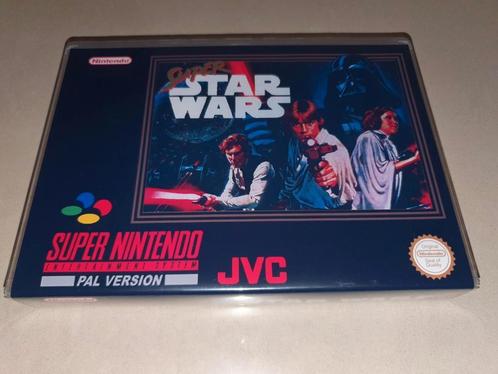 Super Star Wars SNES Game Case, Games en Spelcomputers, Games | Nintendo Super NES, Zo goed als nieuw, Verzenden