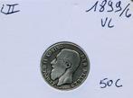50 cent 1899 vlaams, Zilver, Ophalen of Verzenden, Zilver, Losse munt