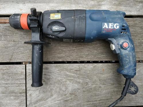 Perforator - Klopboormachine AEG PN 2200 RX, Doe-het-zelf en Bouw, Gereedschap | Boormachines, Gebruikt, Boor- en/of Breekhamer