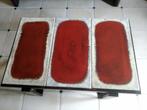 vintage unieke salontafel met 3 grote keramiektegels 1967, Ophalen, Gebruikt, Jaren 60, 100 tot 150 cm