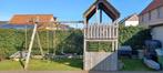 Houten speelhuis met glijbaan, Kinderen en Baby's, Ophalen, Gebruikt, Hout