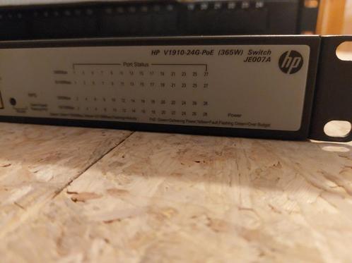 HP V1910-24G PoE switch, Informatique & Logiciels, Commutateurs réseau, Utilisé, Enlèvement ou Envoi