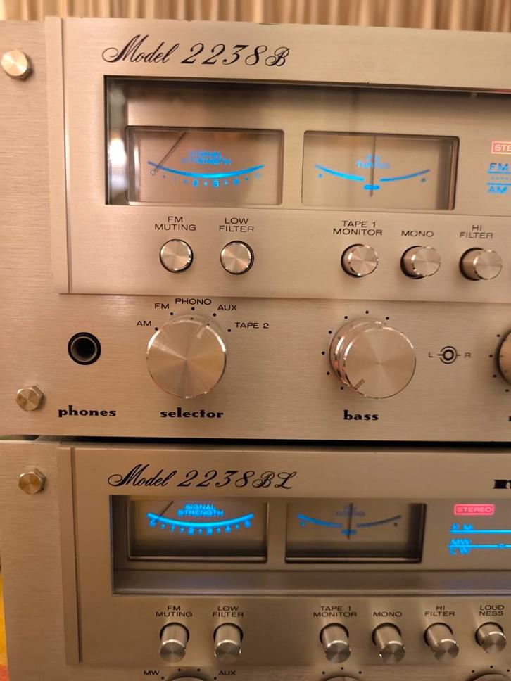 Marantz 2238B & 2238 BL vintage tiptop, Audio, Tv en Foto, Stereoketens, Gebruikt, Ophalen of Verzenden