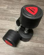 Hammerstrenght Dumbell set 25kg nieuwprijs €600,- ., Ophalen, Zo goed als nieuw, Halterschijven