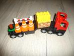 DUPLO vrachtwagen met aanhanger, Ophalen of Verzenden, Zo goed als nieuw, Duplo