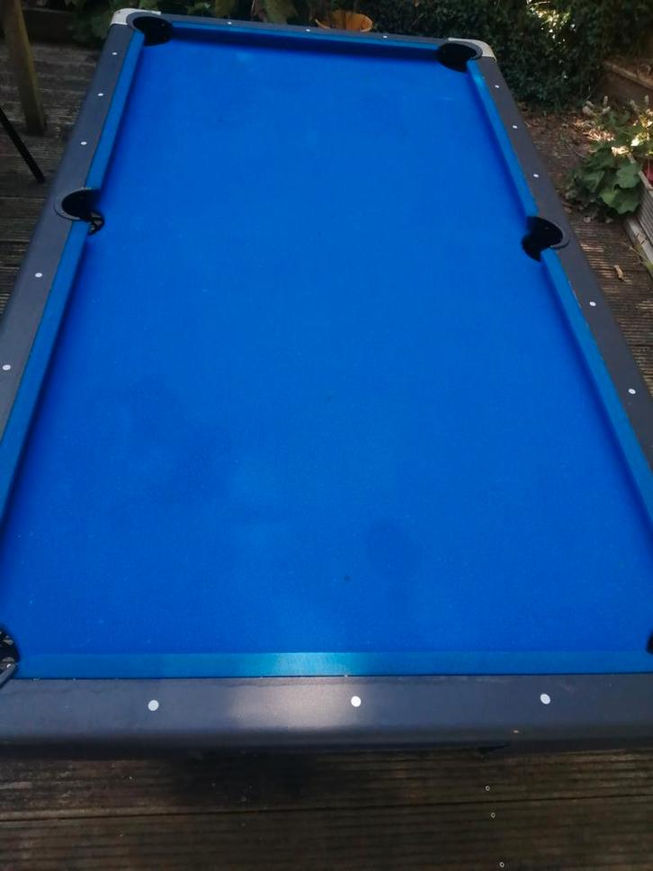 Pooltafel 210 cm x 112 cm, Sport en Fitness, Biljarten en Poolen, Gebruikt, Pooltafel, Ophalen