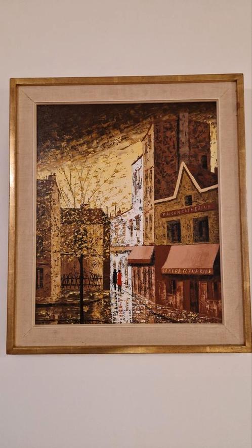 Montmartre, Ljuba Petrovic '79, Antiquités & Art, Art | Peinture | Abstraite, Enlèvement ou Envoi