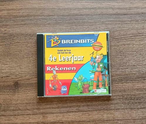 CD-ROM - Breinbits - Rekenen - 4de leerjaar - Games - €5, Consoles de jeu & Jeux vidéo, Jeux | PC, Utilisé, Puzzle et Éducatif