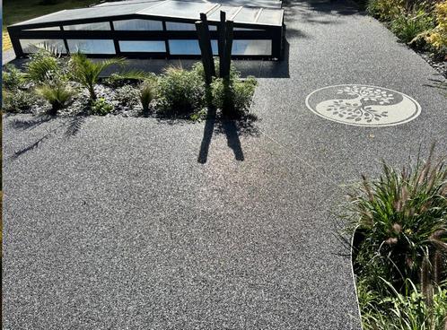 terrasse extérieure résine " tapis de pierre", Tuin en Terras, Overige Tuin en Terras, Nieuw, Ophalen of Verzenden