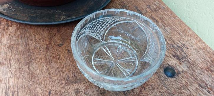 Kristal glazen kom, Antiek en Kunst, Antiek | Glaswerk en Kristal, Verzenden