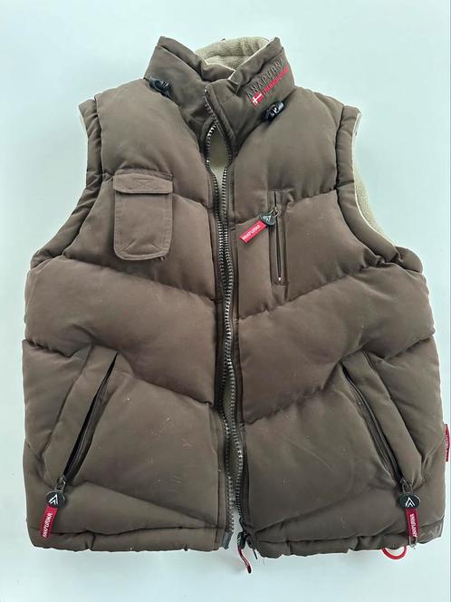 Bodywarmer aan twee kanten te dragen, Vêtements | Femmes, Blousons sans Manches, Comme neuf, Taille 38/40 (M), Brun, Enlèvement ou Envoi