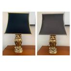 Vintage uilenlamp van Deknudt, Ophalen, Gebruikt
