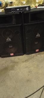 Speakers R O S S  + eindversterker 600 watt RMS, Audio, Tv en Foto, Luidsprekerboxen, Gebruikt, Overige typen, 120 watt of meer