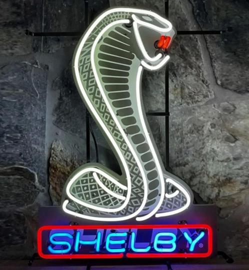 Shelby cobra neon en veel andere USA decoratie neon garage, Verzamelen, Merken en Reclamevoorwerpen, Nieuw, Lichtbak of (neon) lamp