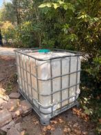 2 IBC 600liter, Tuin en Terras, Regentonnen, Ophalen, Kunststof, Gebruikt, Met kraantje