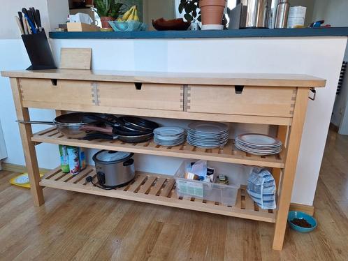 Keuken wandrek met werkblad en 3 lades, Huis en Inrichting, Kasten | Wandmeubels, Gebruikt, Ophalen