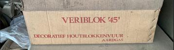 Veriblok ’45 Decoratief Houtblokkenvuur op Aardgas - nieuw beschikbaar voor biedingen