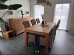 Eettafel teak, Huis en Inrichting, Ophalen, Zo goed als nieuw, Teakhout
