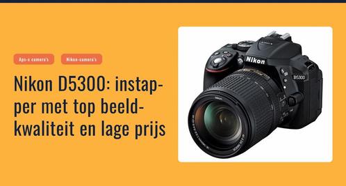 Nikon D5300, Audio, Tv en Foto, Fotocamera's Digitaal, Zo goed als nieuw, Nikon, Ophalen