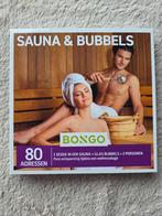 Bongo bon Sauna&Bubbels, Tickets en Kaartjes, Kortingen en Cadeaubonnen, Twee personen, Cadeaubon, Spa of Sauna