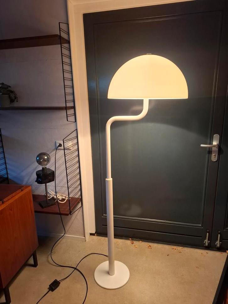 Vintage mushroom vloerlamp, Huis en Inrichting, Lampen | Vloerlampen, Gebruikt, 150 tot 200 cm, Kunststof, Metaal, Ophalen of Verzenden