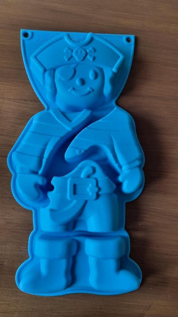 Siliconen bakvorm piraat Scrapcooking, Hobby en Vrije tijd, Taarten en Cupcakes maken, Zo goed als nieuw, Bakvorm, Cupcakes, Ophalen of Verzenden