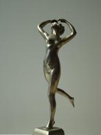 M. FIORUCCI art deco bronzen dansend naakt danseuse brons, Antiek en Kunst, Kunst | Beelden en Houtsnijwerken, Ophalen of Verzenden