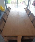 Tafel met stoelen, Huis en Inrichting, Ophalen, Gebruikt, 100 tot 150 cm, 200 cm of meer