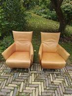2x Label Cheo fauteuils – comfortabel en stijlvol, Gebruikt, Ophalen of Verzenden, 50 tot 75 cm, Leer