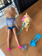 Barbie met hond, Ophalen of Verzenden, Gebruikt