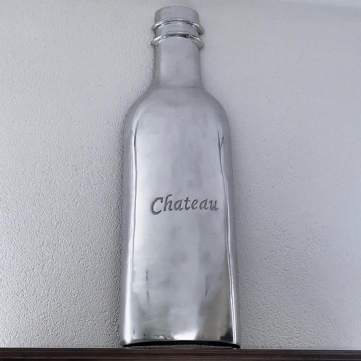 Mega Wijnfles alu - Wijnkast - Wijntafel - wijnrekken enz, Huis en Inrichting, Woonaccessoires | Wijnrekken