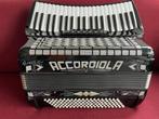 Mooie Accordiola Waaierklavier accordeon . 4 korig. Musette, Gebruikt, Accordiola, 120-bas, Met riemen