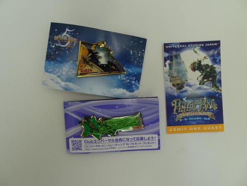 Peter Pan 2 speldjes/pinnen Universal Studios Japan Disney, Collections, Broches, Pins & Badges, Enlèvement ou Envoi
