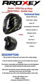 S550  NIEUWE modulaire MOTORHELM, Verzenden, Nieuw met kaartje, M
