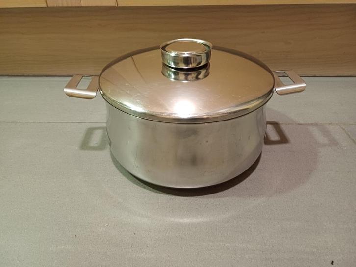 demeyere kookpot en steelpan  sylvinox prijs is voor de 2, Huis en Inrichting, Keuken | Potten en Pannen, Gebruikt, Kookpan of Snelkookpan