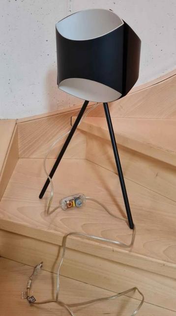 Tafellamp / sfeerlamp (zwart/wit - dimbaar) beschikbaar voor biedingen