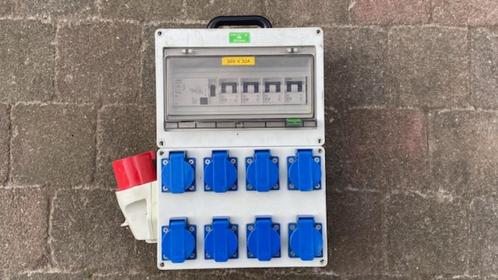 Compacte Verdeeldoos 32A, Doe-het-zelf en Bouw, Elektriciteit en Kabels, Gebruikt, Ophalen