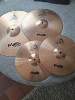 Paiste 802 cymbalen set voor uw drumstel in zgst, Ophalen of Verzenden, Zo goed als nieuw