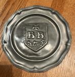 Assiette en fer blanc de l'Union des agriculteurs belges, Antiquités & Art, Enlèvement