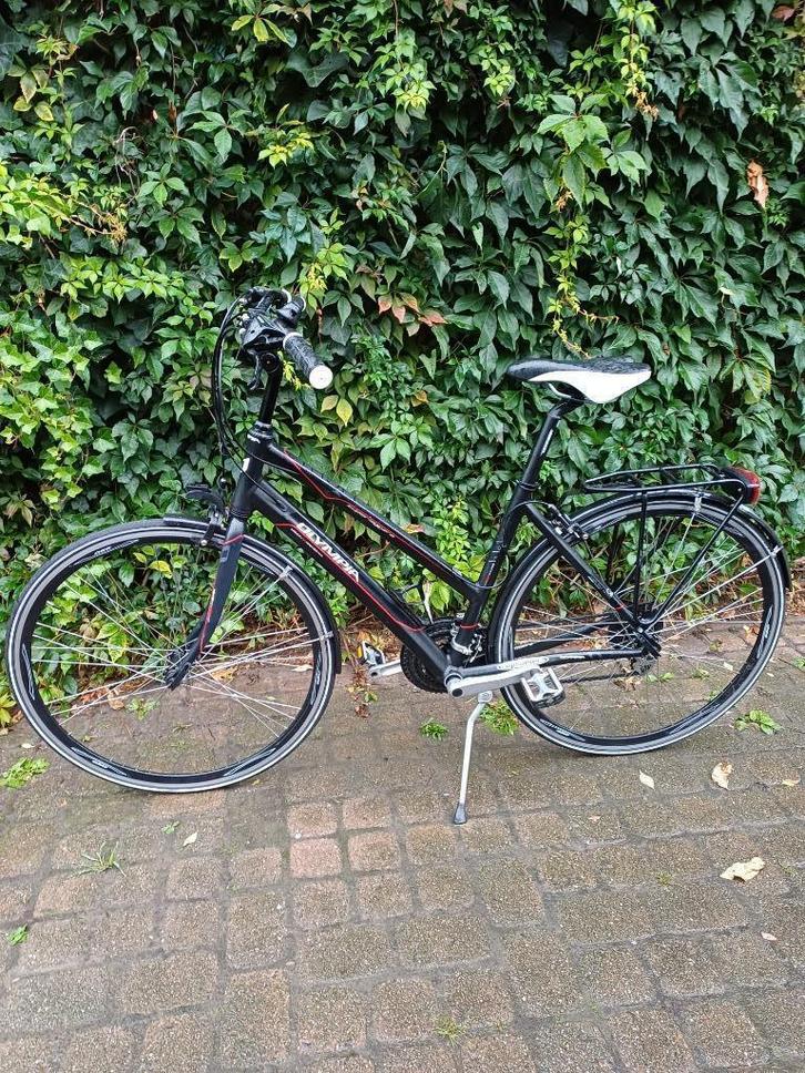 Damesfiets, Fietsen en Brommers, Fietsen | Dames | Sportfietsen en Toerfietsen, Zo goed als nieuw, Overige merken, Meer dan 20 versnellingen